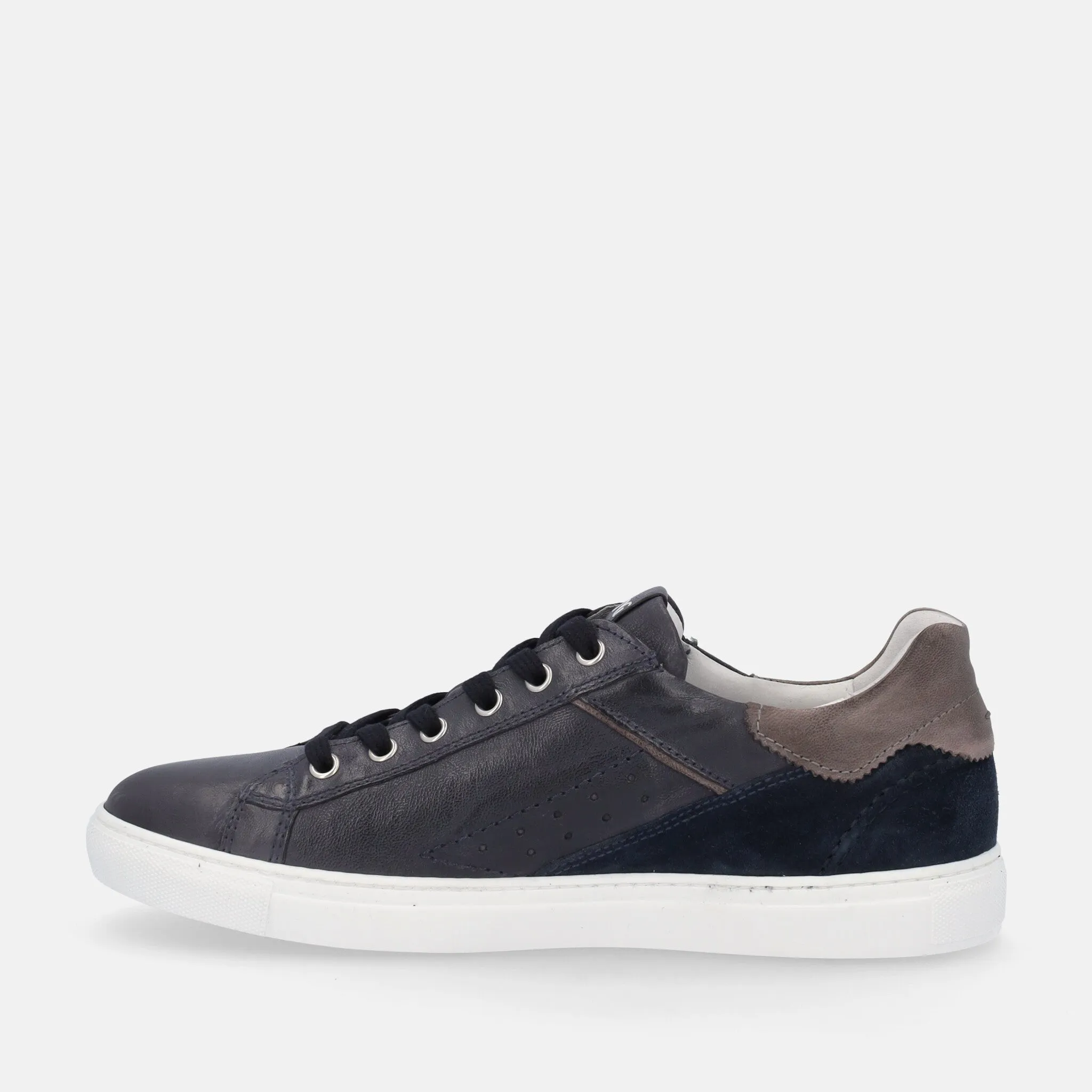 NERO GIARDINI Sneakers zip laterale