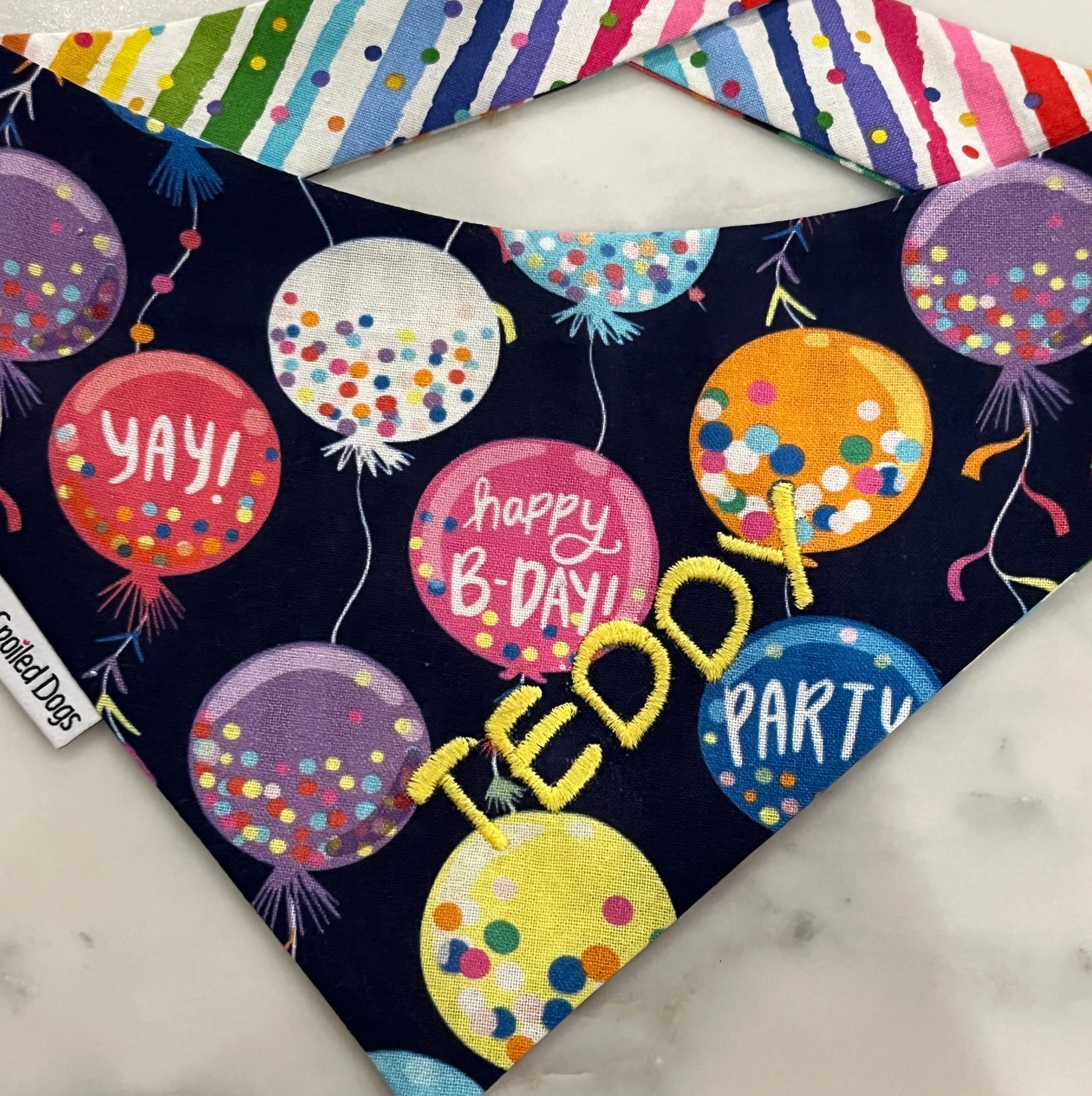 NEW Happy Birthday Bandana with Personalization