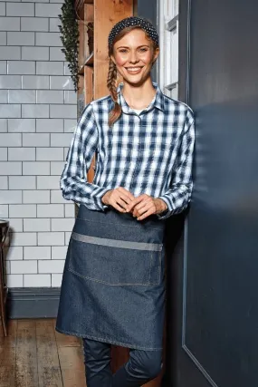 PR128 - Contrast Denim Waist Apron