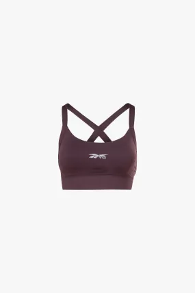 Reebok x VB Seamless Bra in Aubergine