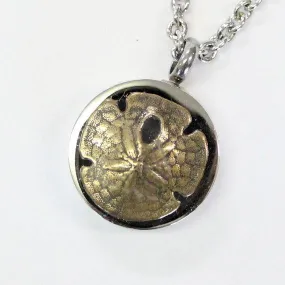 Sand Dollar Urn Necklace Cremation Urn