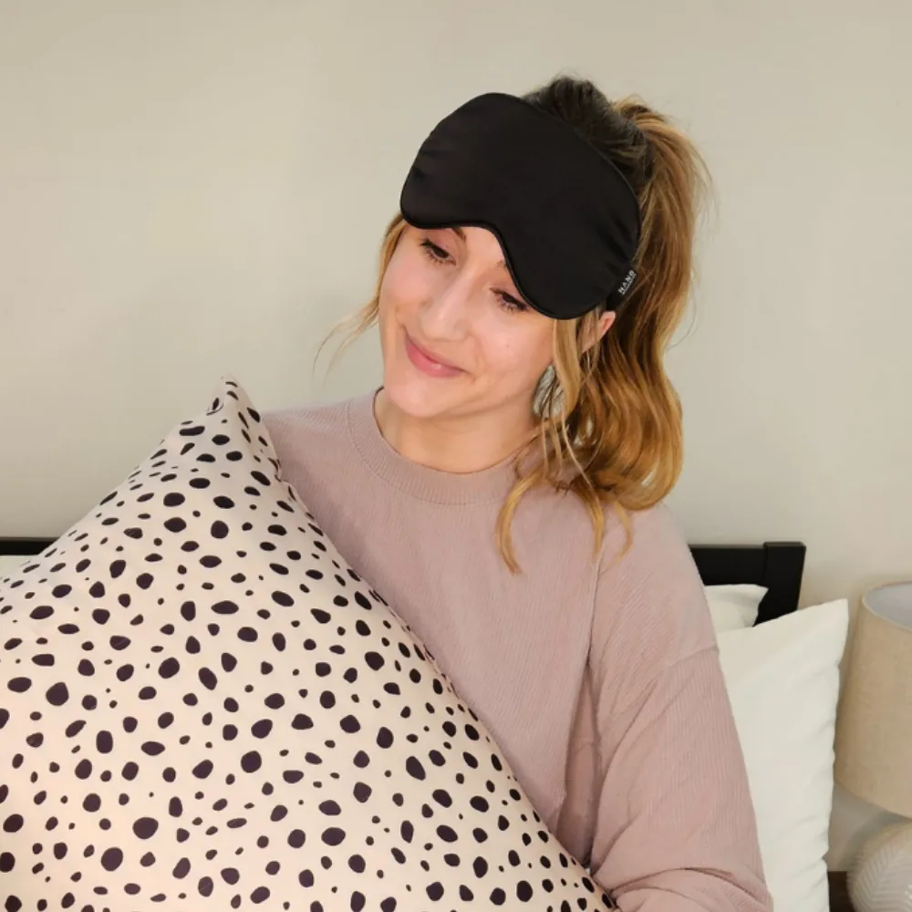 Satin Eye Mask Black