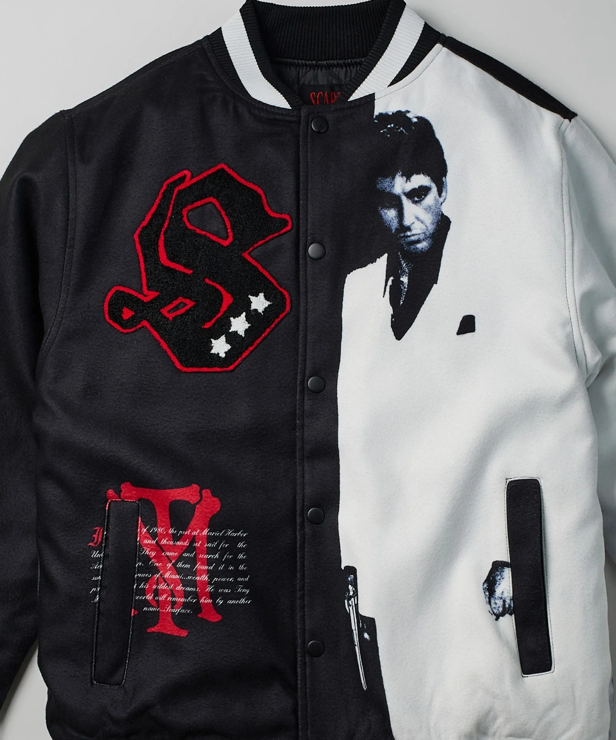 Scarface Wool Varsity Jacket