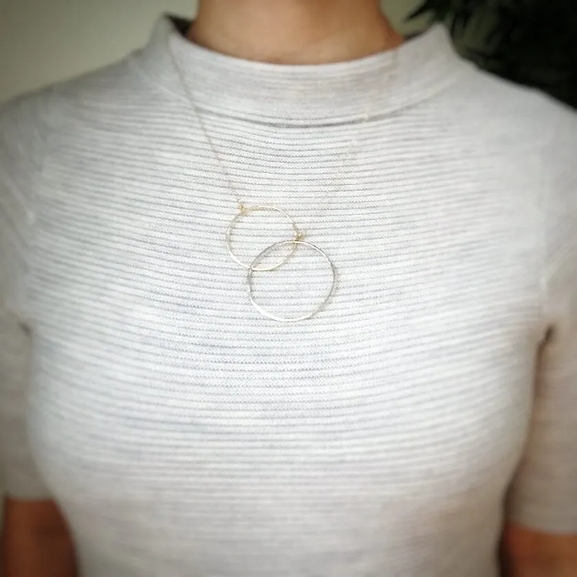 Signature Double Circle Necklace