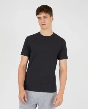 S/S RIVIERA CREW NECK T-SHIRT / CHARCOAL MELANGE