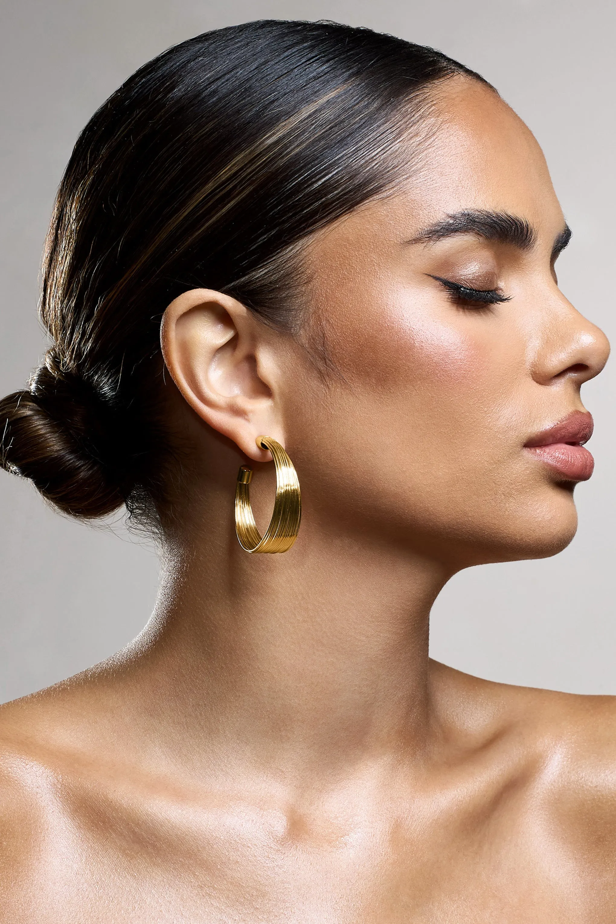 Stori | Gold Layered Hoop Earrings