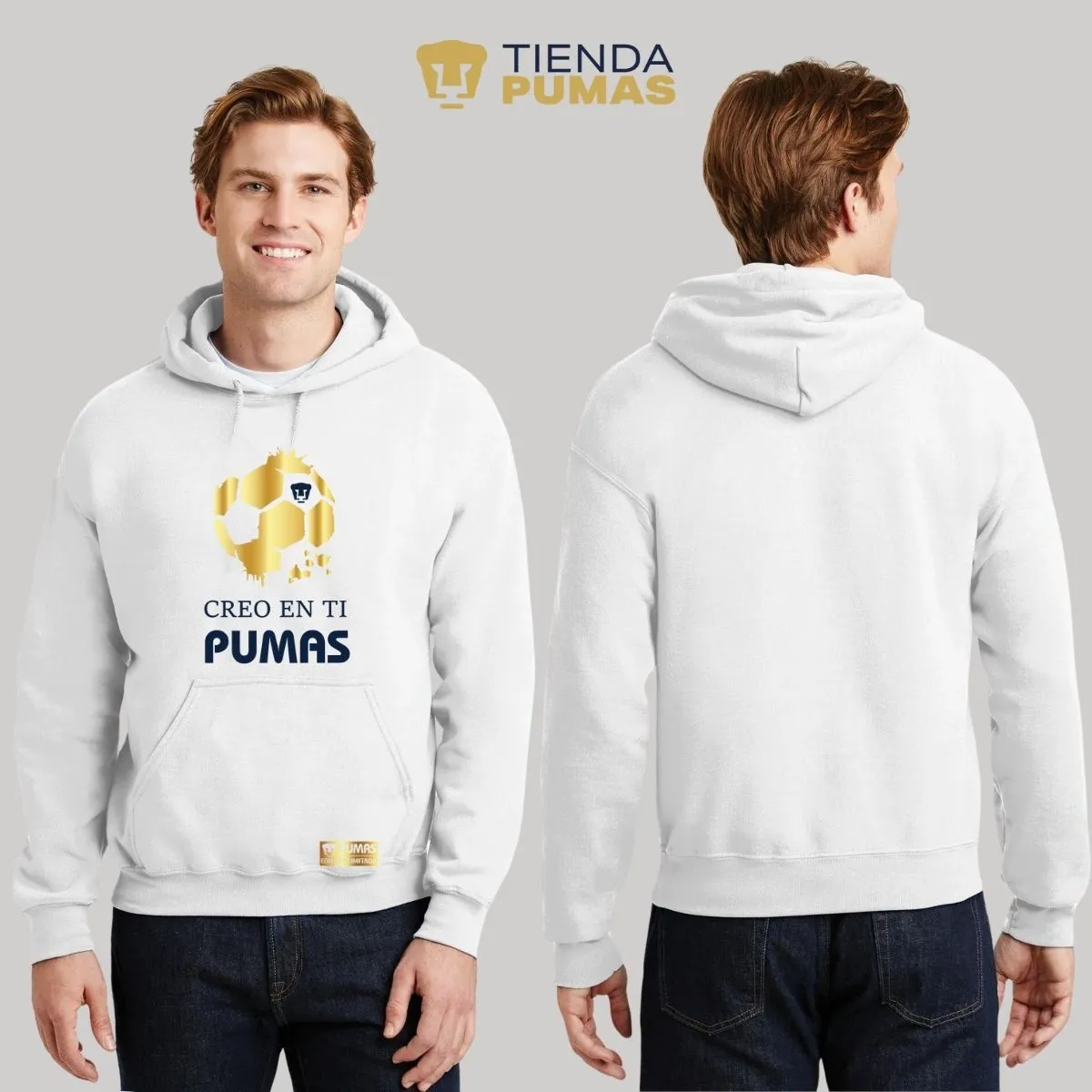 Sudadera para Hombre Hoodie Pumas UNAM Ed Limitada 2 Creo en ti