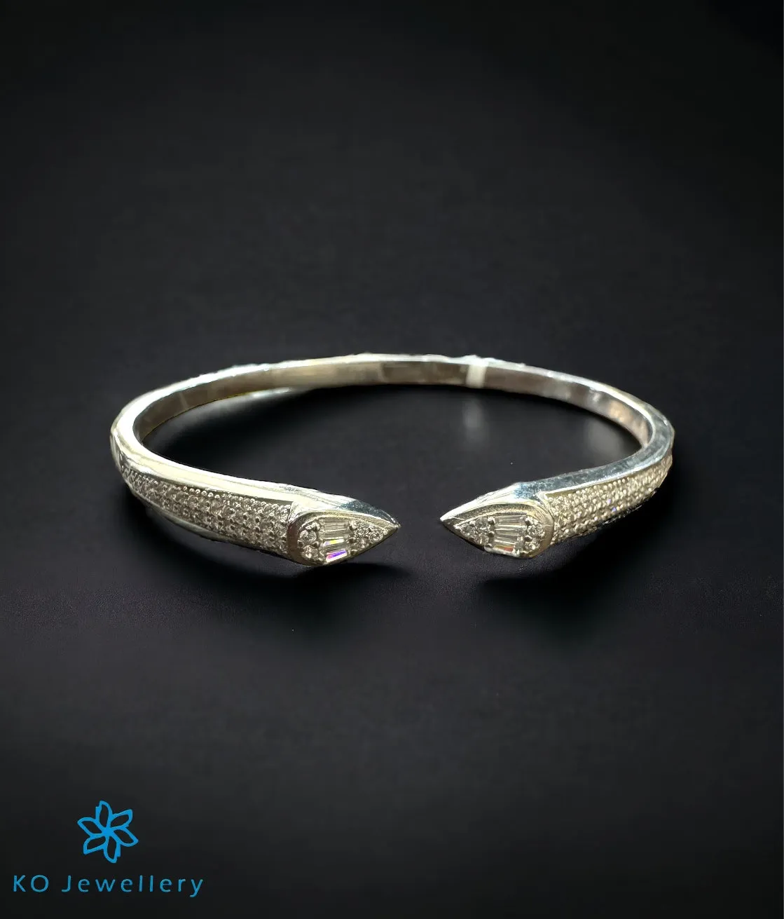 The Eliza Silver Open Bracelet