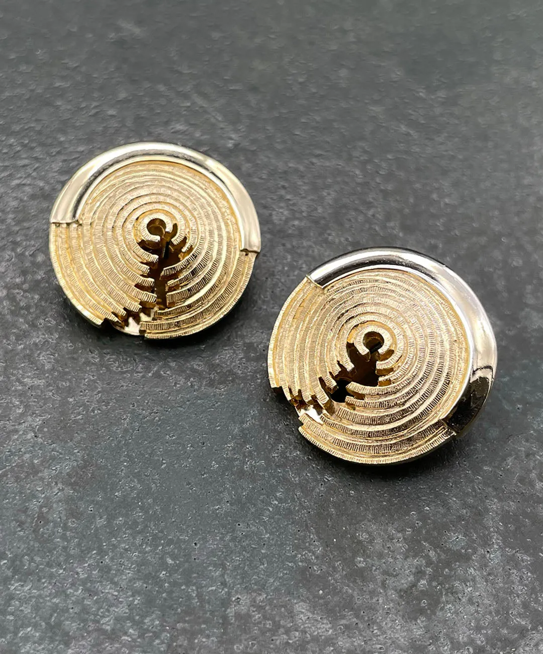 【USA輸入】ヴィンテージ Hattie Carnegie アブストラクト イヤリング/Vintage HATTIE CARNEGIE Abstract Clip On Earrings