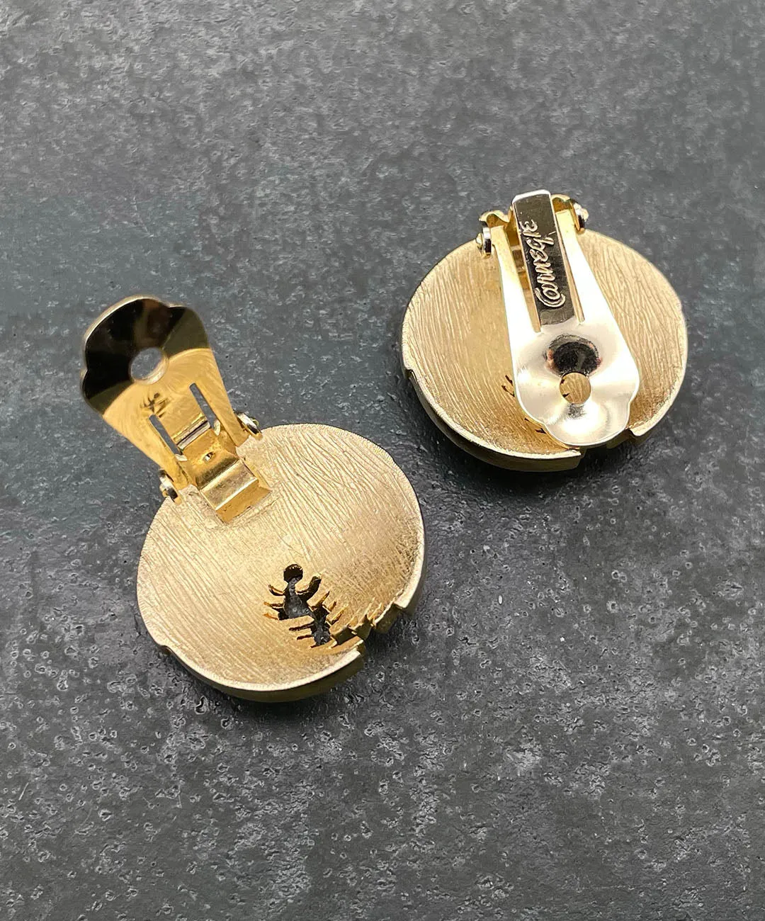 【USA輸入】ヴィンテージ Hattie Carnegie アブストラクト イヤリング/Vintage HATTIE CARNEGIE Abstract Clip On Earrings