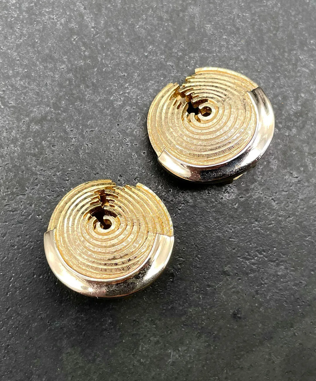 【USA輸入】ヴィンテージ Hattie Carnegie アブストラクト イヤリング/Vintage HATTIE CARNEGIE Abstract Clip On Earrings