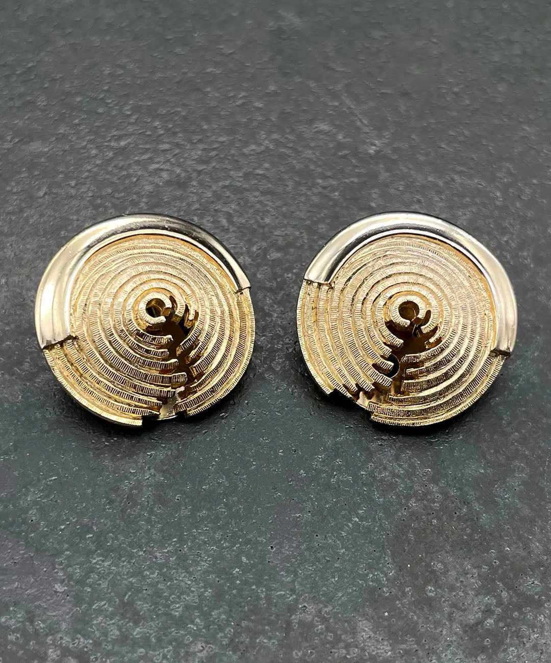 【USA輸入】ヴィンテージ Hattie Carnegie アブストラクト イヤリング/Vintage HATTIE CARNEGIE Abstract Clip On Earrings