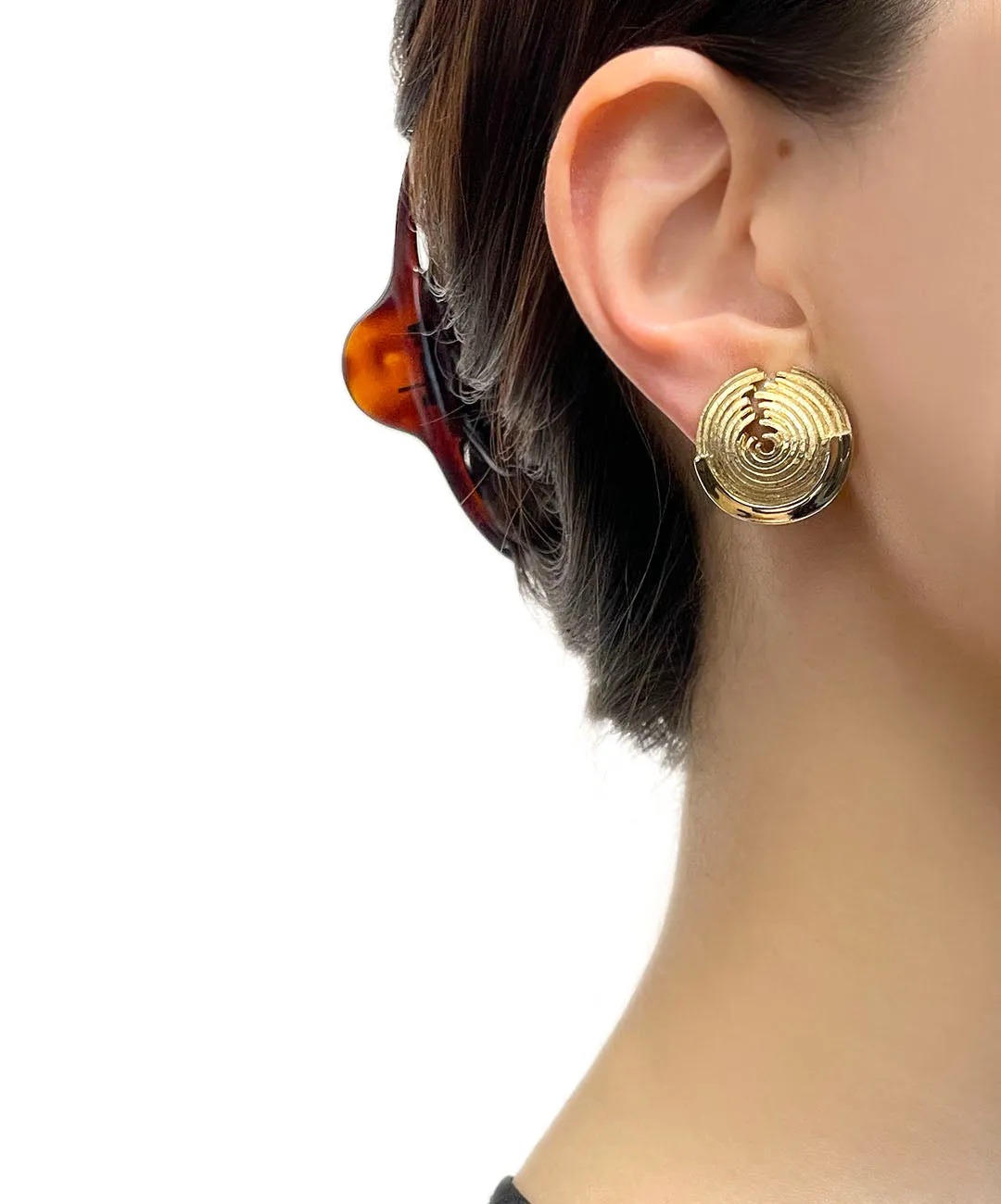 【USA輸入】ヴィンテージ Hattie Carnegie アブストラクト イヤリング/Vintage HATTIE CARNEGIE Abstract Clip On Earrings