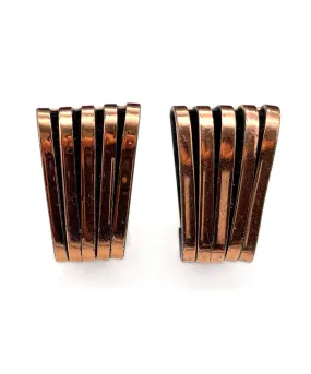 【USA輸入】ヴィンテージ RENOIR コッパー イヤリング/Vintage RENOIR Copper Clip On Earrings