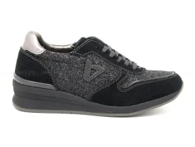 Valleverde sneakers stringate con glitter