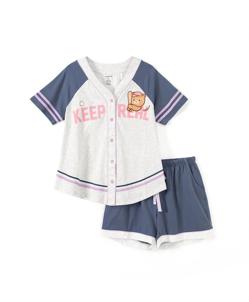 Victory Teddy Pajama Sleep Set