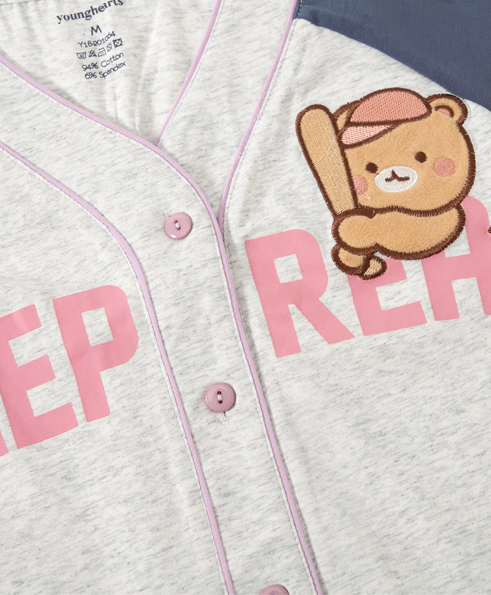 Victory Teddy Pajama Sleep Set